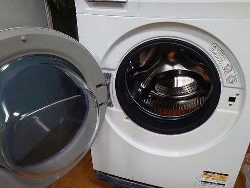 アクア ドラム式全自動洗濯機 AQW-FV800E 洗濯8.0kg 左開き ホワイト 2020