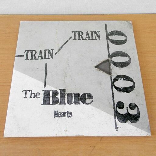 レコード ザ・ブルーハーツ The Blue Hearts TRAIN TRAIN トレイントレイン MEL-50 1988年 LP 札幌 西野店