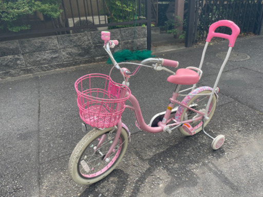 mezzo piano x アサヒコラボ　女の子用自転車　16インチ　ハンドル付