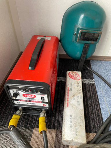 溶接機 インバーター NA-180DS、NS-03HI 溶接棒付き