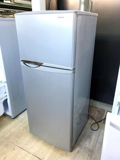 札幌近郊　送料無料　SHARP シャープ 冷凍冷蔵庫 118L SJ-H12W-S 2014年製