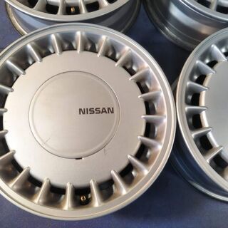 Y31 旧車 セドリック 昭和 グロリア 平成【旧車マニア用】ニッサン 日産純正 アルミホイール 15インチ Y30 Y32 Y33 Y34 当時物 4本 グランツーリスモ ブロアム