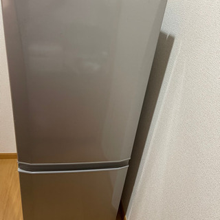 2ドア 三菱ノンフロン冷凍冷蔵庫MR-P15X-S