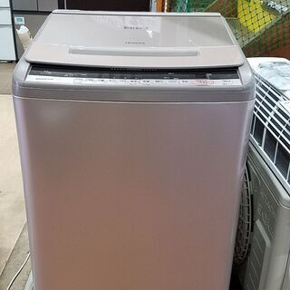 愛品館市原店】日立 2019年製 10.0Kg洗濯機 BW-KSV100C【管理