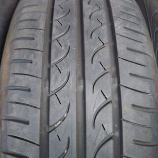 夏14インチ 美品 ブラック＆ポリッシュ色 フィット アクア ヴィッツ ポルテ フィールダー モビリオ エアウェイブ 185/65R14