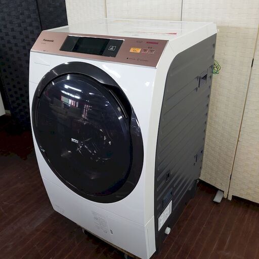 パナソニック ドラム式洗濯乾燥機 NA-VX5E2L 洗濯10kg 乾燥6kg 洗濯機 2015年製 Panasonic 洗濯機 店頭引取大歓迎♪ R3560)
