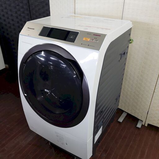 パナソニック NA-VX9500L-W [ななめ型ドラム式洗濯乾燥機（10.0kg） 左