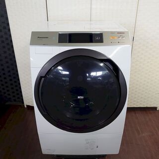 パナソニック NA-VX9500L-W [ななめ型ドラム式洗濯乾燥機（10.0kg） 左