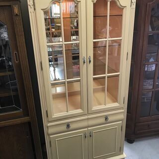 ■ioy0607■LYNN･HOLLYN/リンホーリン■ガラスキャビネット■飾り棚/ガラス棚/収納家具/天井照明■