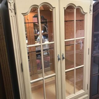 □ioy0607□LYNN・HOLLYN/リンホーリン□ガラスキャビネット□飾り棚