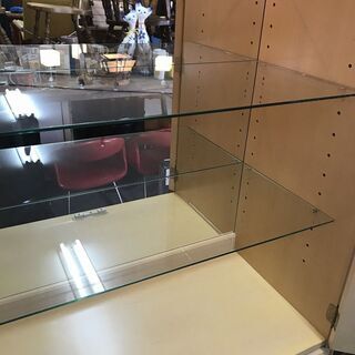 ■ioy0607■LYNN･HOLLYN/リンホーリン■ガラスキャビネット■飾り棚/ガラス棚/収納家具/天井照明■