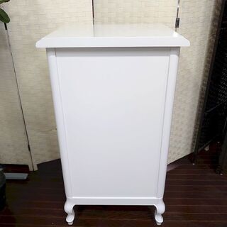 h猫脚4段チェスト  収納家具 店頭引取大歓迎♪ R3545)