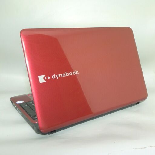 在庫処分 送料無料 1台限定 レッド色 ノートパソコン 中古良品 15.6型 東芝