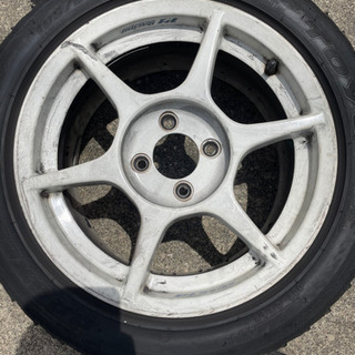 P1レーシング 15インチ 7j+27 スクラッチャ
