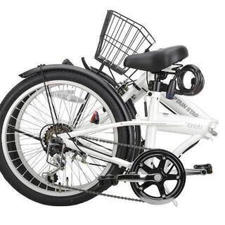 CAPTAIN STAG 折りたたみ自転車 ホワイト 20インチ 美品 キャプテンスタッグ ホワイト 20インチ 折りたたみ自転車 折りたたみ