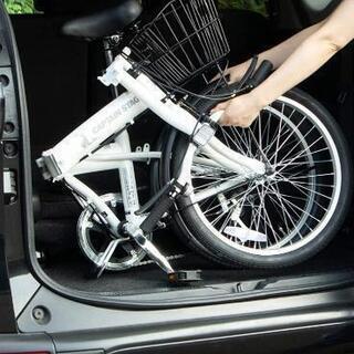キャプテンスタッグ ホワイト 20インチ 折りたたみ自転車 折りたたみ