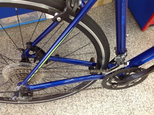 自転車 asahi PRECISION 6061 16変速 ロードバイク ブルー【9650163 