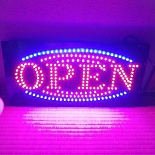 「OPEN」　LEDライト　看板