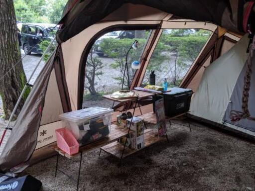 アイアンラック キャンプ お部屋にも。