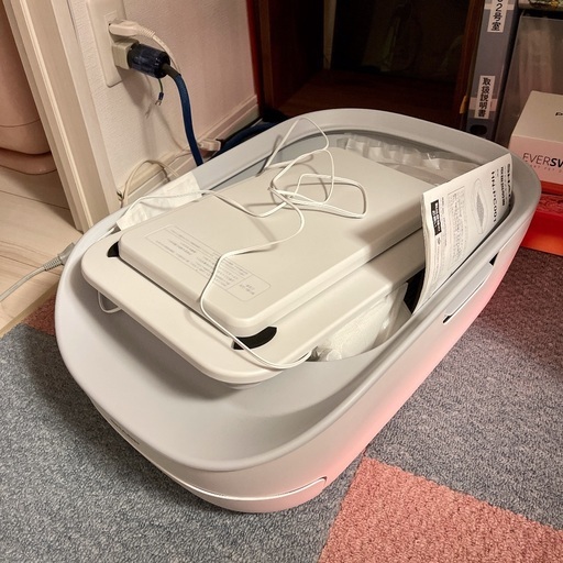【２台】SHARP 猫用システムトイレ型「ペットケアモニター」HN-PC001-W