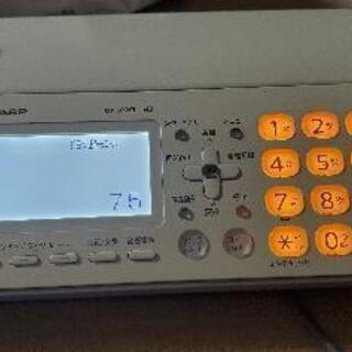 SHARP　fax付き電話機