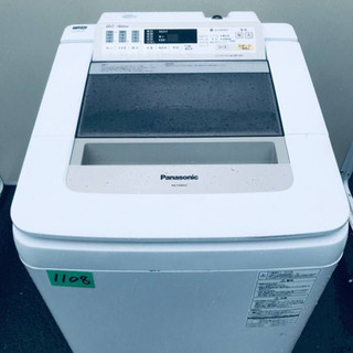②‼️8.0kg‼️1108番 Panasonic✨全自動電気洗濯機✨NA-