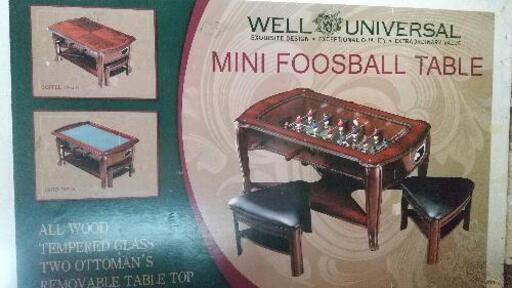 WELL UNIVERSAL ミニフースボールテーブルサッカー(テーブルサッカー)　オシャレインテリア　家具