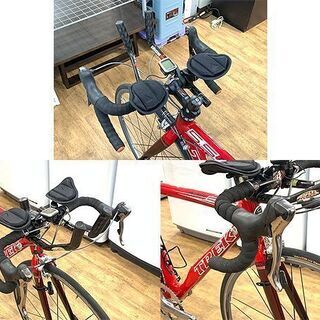 (Y)北大前! 札幌 引取   TREK/トレック Madone 5.5 D ロードバイク 2006年モデル マドン5.5 カーボンフレーム レッド OCLV 120 Carbon Aero 52cm 現状品