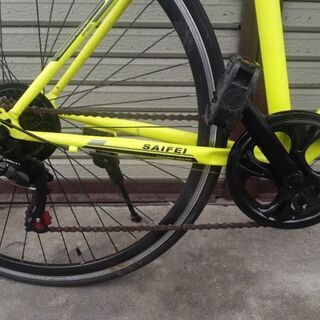 クロスバイク SAIFEI SPEED G5 ATX980 7段変速 イエロー 配送無料 クロスバイク SAIFEI SPEED G5 ATX980 7段変速 イエロー 配送無料