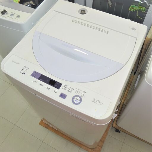 USED　シャープ　5.5kg洗濯機　ES-GE5A