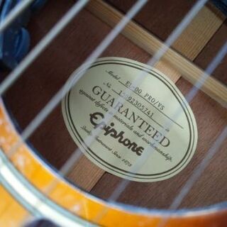 6/6 epiphone ギター EL-00 PRO/VS epiphoneロゴカバー有
