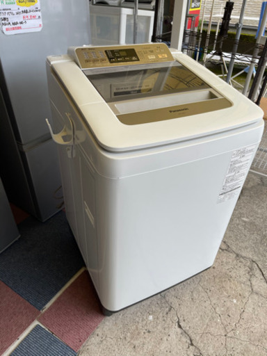 【リサイクルサービス八光　田上店　安心の1か月保証　配達・設置OK】Panasonic 全自動洗濯機 8kg  NA-FA80H1