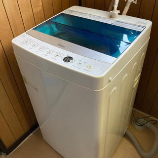 【ネット決済】美品ハイアール 洗濯機2018年製5.5kg JW...