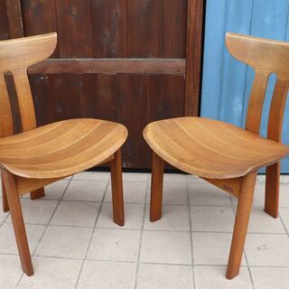 飛騨家具 中古 4脚 Shirakawaシラカワ ポロック ダイニングチェア 4脚