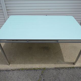 売れ筋 山口)下松市より ガラステーブル150×60.5×72 BIZHF04H