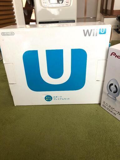 任天堂WiiU32gb白プレミアム＋WiiU対応ミニスピーカーシステム カラオケセット