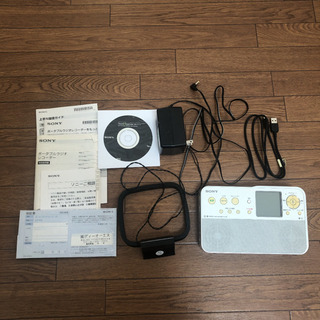 【ネット決済】【SONY ICZ-R50】 ポータブルラジオレコーダー
