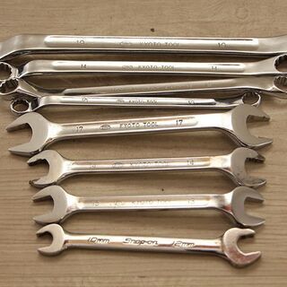 KTC メガネレンチ プロフィットツール PROFIT TOOL 両口スパナ17mm14mm13mm10×12mm　メガネレンチ19mm14mm13mm10mmセット (HD939Y)
