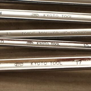 KTC メガネレンチ プロフィットツール PROFIT TOOL 両口スパナ17mm14mm13mm10×12mm　メガネレンチ19mm14mm13mm10mmセット (HD939Y)