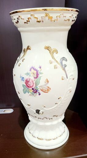 愛品館市原店】gin Luxロココ調 飾花瓶 イタリア製