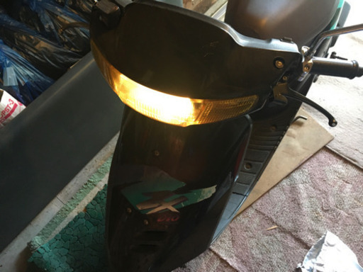 ［セル・キックにてエンジン始動・ジャンク品］後輪パンク　AF28スーパーDIOZX