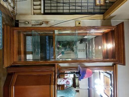 【取引中】アンティーク家具　ライト付
