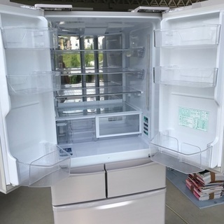 2015年製 シャープ プラズマクラスター6ドア冷凍冷蔵庫「SJ-XF44A-C」440L