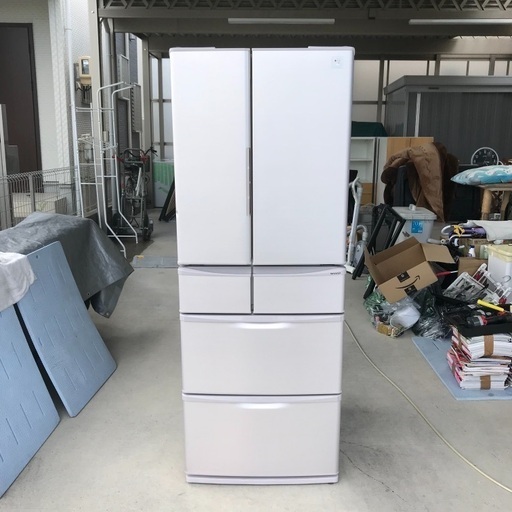 2015年製 シャープ プラズマクラスター6ドア冷凍冷蔵庫「SJ-XF44A-C」440L