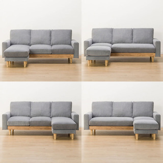 家具 カウチソファ① ほぼ新品