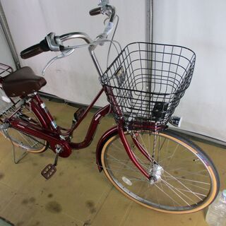 美品 中古自転車 B323 軽快車 LEDオートライト 3段 【26インチ 】