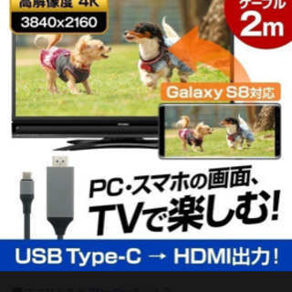 スマホ画像をテレビで見るコード