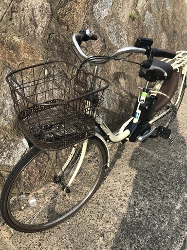 交渉可！Panasonic 電動自転車 2018年 vivi オフホワイト広島