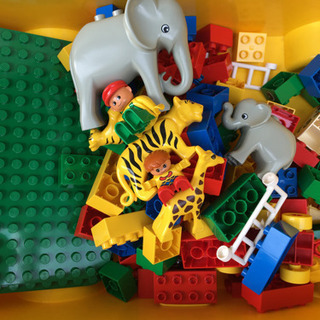 【ネット決済】新価格　LEGO ブロック動物バス➕木のおもちゃ　...