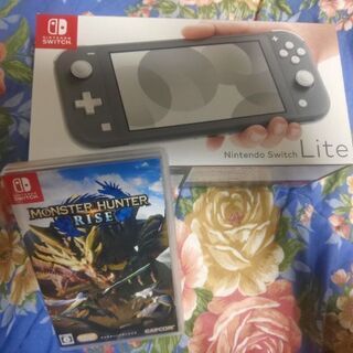 Nintendo Switch Lite 外箱・充電器付 モンハンライズ セット Amazon